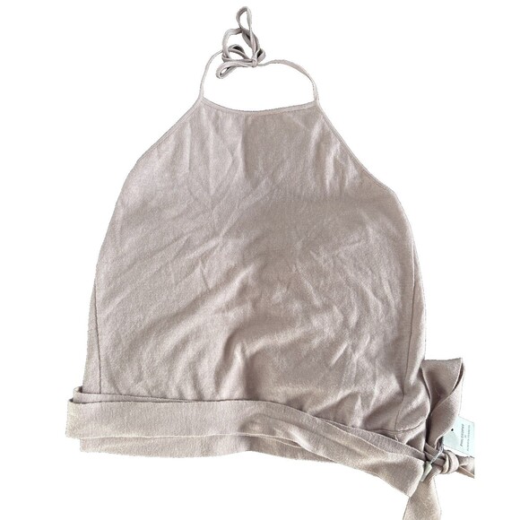 Philosophy Alberta Ferretti Halter Neck Open Wrap Back Fine Knit Wool Sweater 8 - Picture 4 of 10